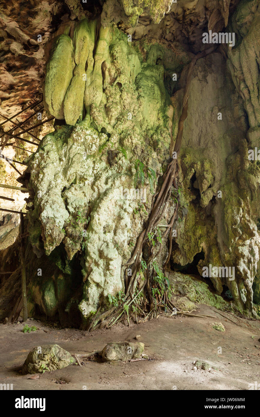 Grotte dans le parc national de l'INAH Bornéo Malaisie Banque D'Images