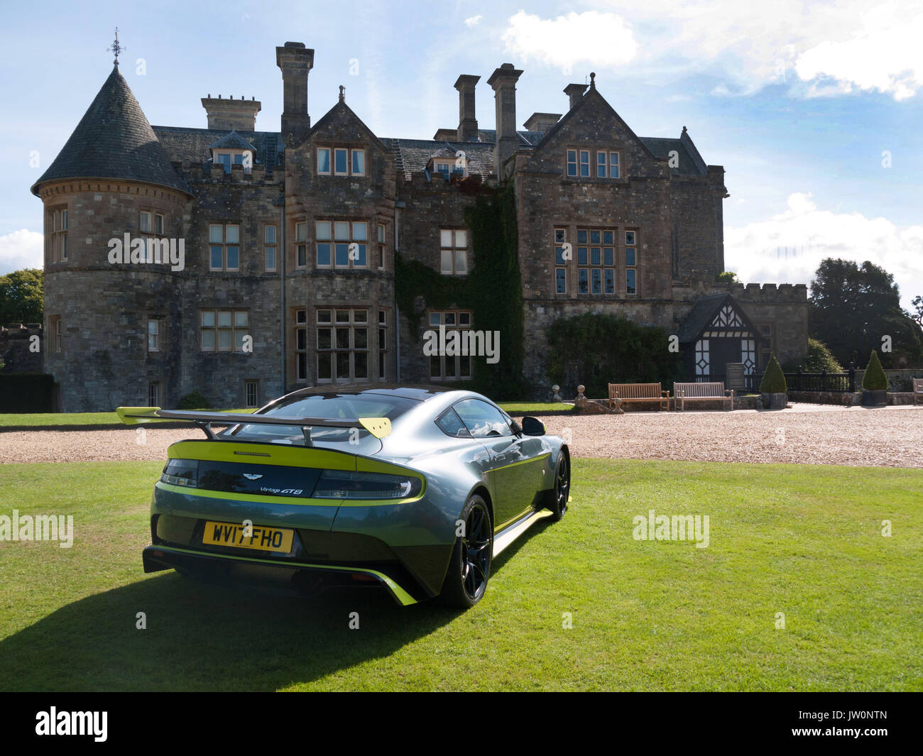 2017 Aston Martin Vantage GT8 Banque D'Images