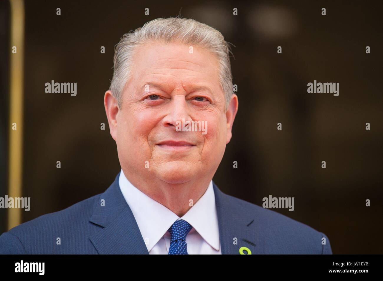 L'ancien Vice-président américain Al Gore arrive pour le UK premiere d'une suite qui dérange : La vérité au pouvoir à Somerset House à Londres. Banque D'Images