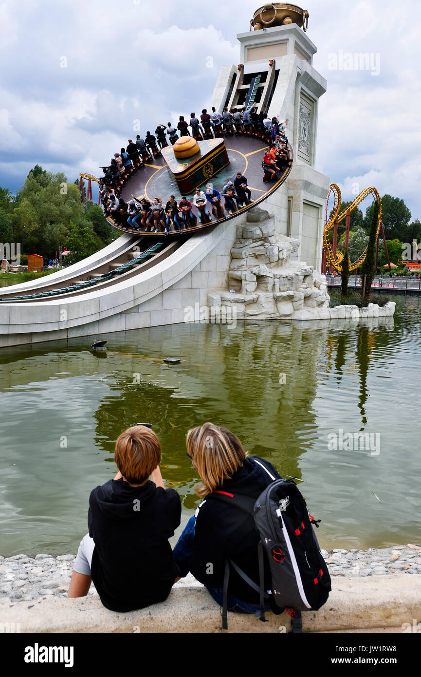 Parc Astérix, parc d'attractions, France Photo Stock - Alamy