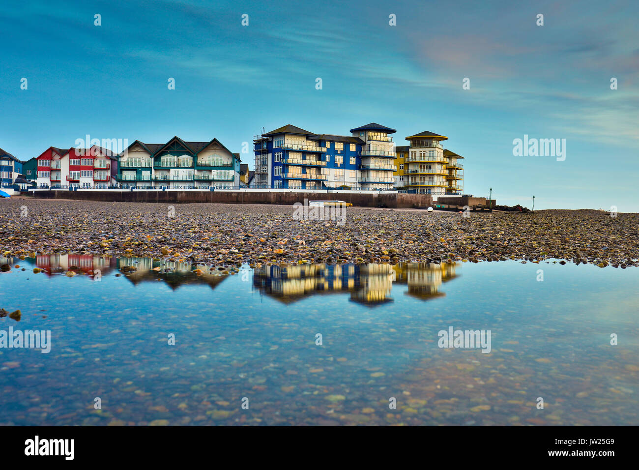 Exmouth Devon ; Plage ; Royaume-Uni ; Banque D'Images