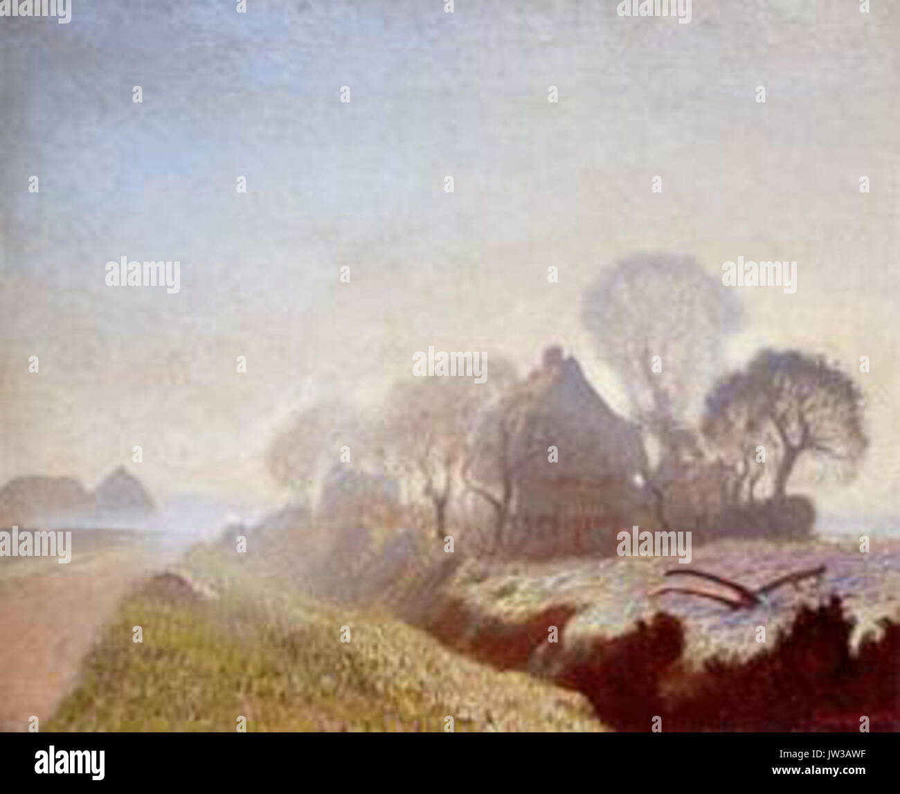 Sir George Clausen matin en novembre 1922 Banque D'Images