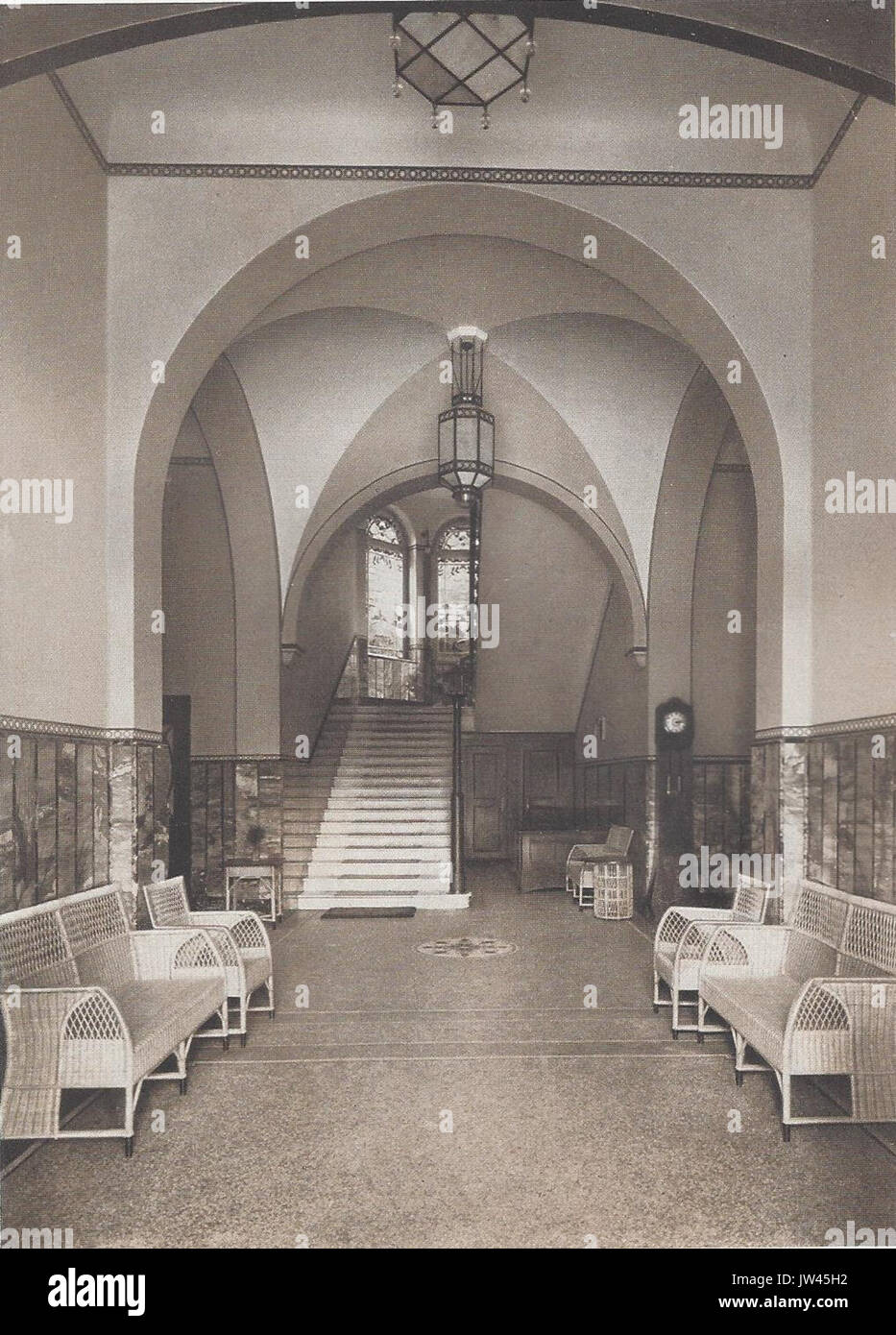 Sanatorium St Blasien 09 Eingangshalle Banque D'Images