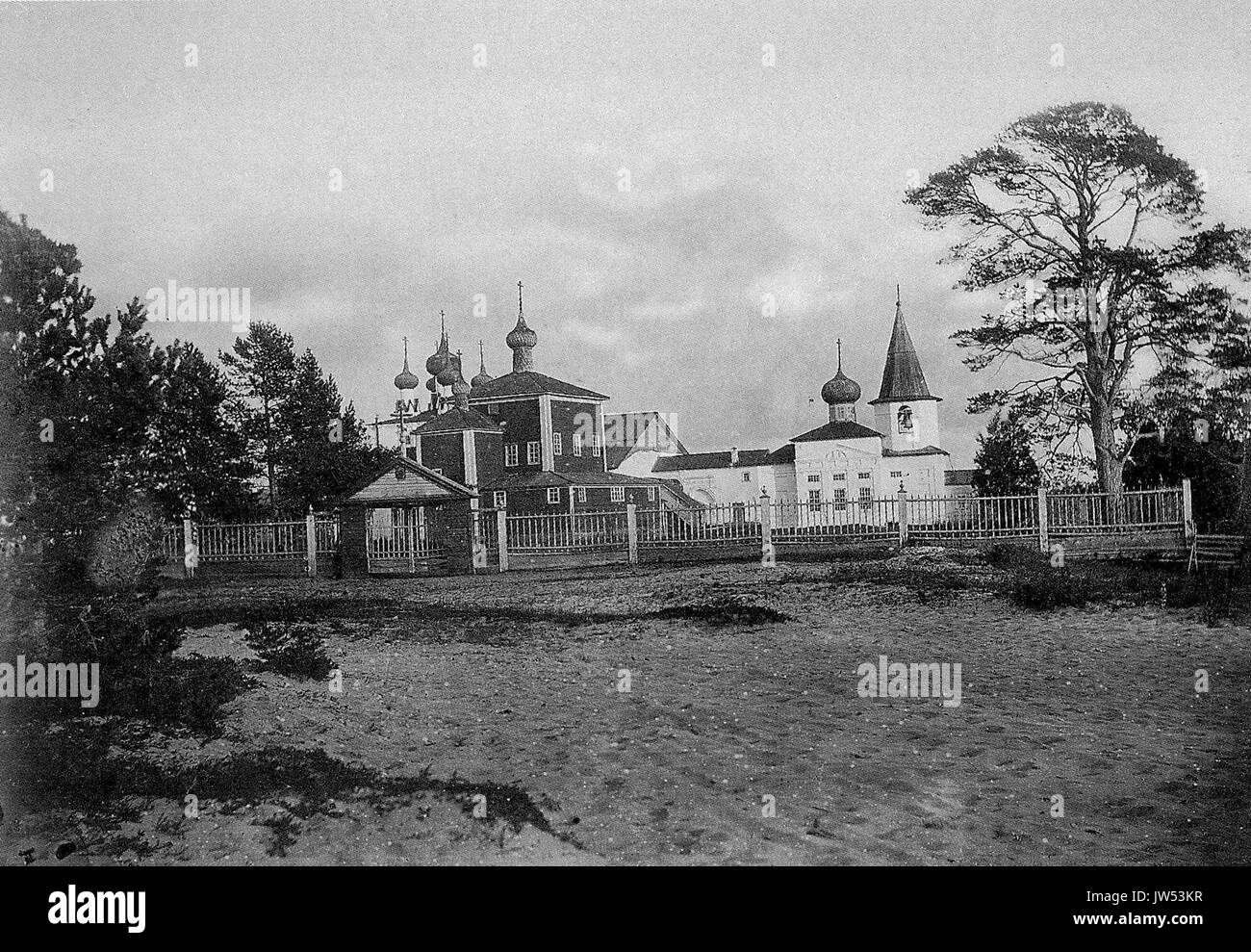 Monastère 1 Pertominsky Banque D'Images