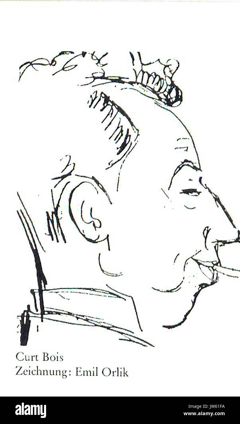 Emil Orlik Curt Bois Banque D'Images