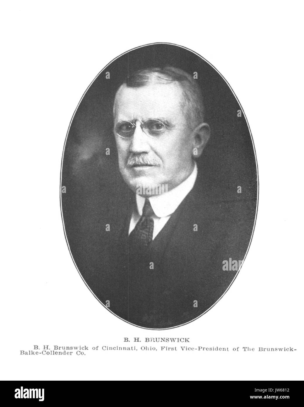 Nouveau-brunswick, Benoît H Portrait Banque D'Images
