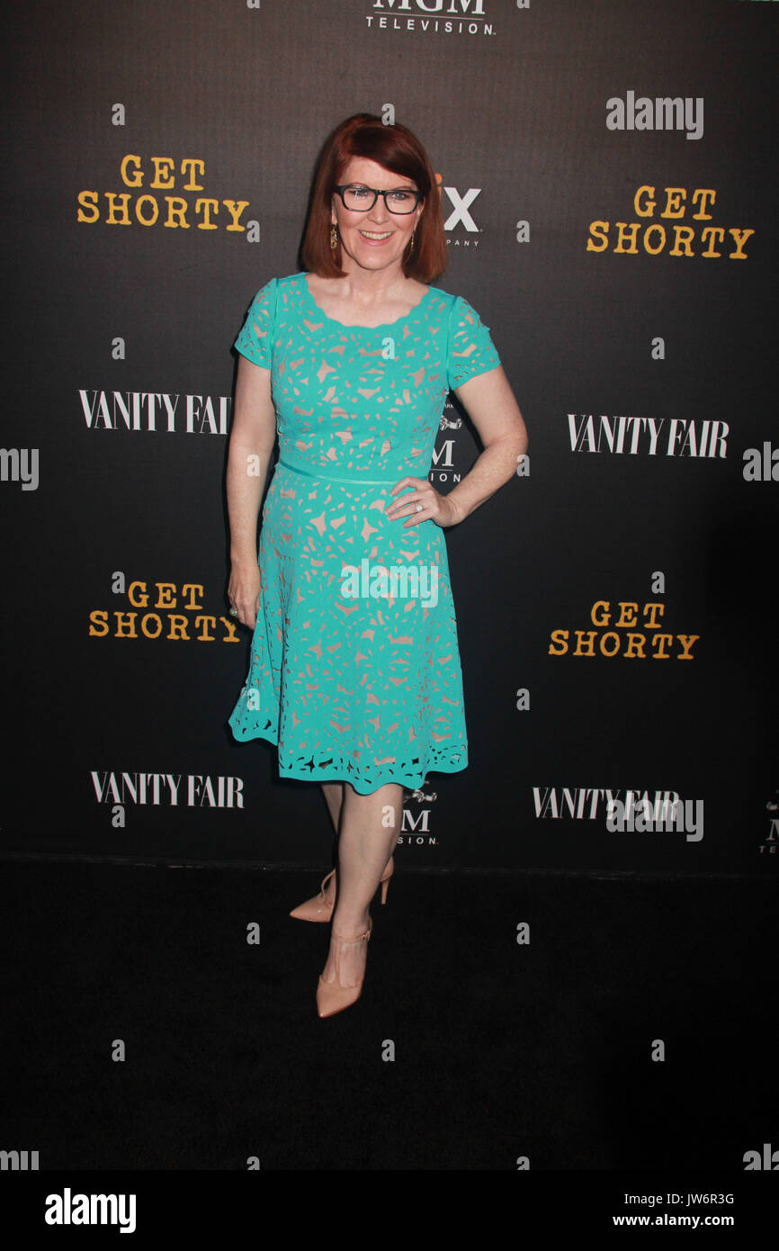 Los Angeles, USA. 10 août, 2017. Kate flannery 08/10/2017 Le los angeles premiere de "get shorty" tenue au centre de design pacifique silver screen theatre de West Hollywood, ca photo : Cronos/hollywood news Banque D'Images