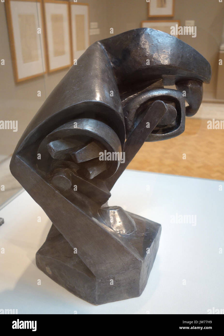 Le cheval par Raymond Duchamp Villon (1876 1918), 1914, exprimés dans les années 1950, le plomb, vue 3 Musée d'Art Chazen DSC01896 Banque D'Images