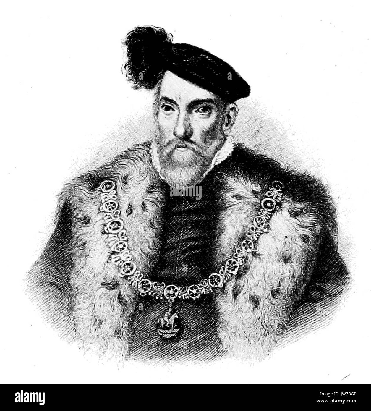 Henry Fitzalan Personnes élisabéthain Banque D'Images