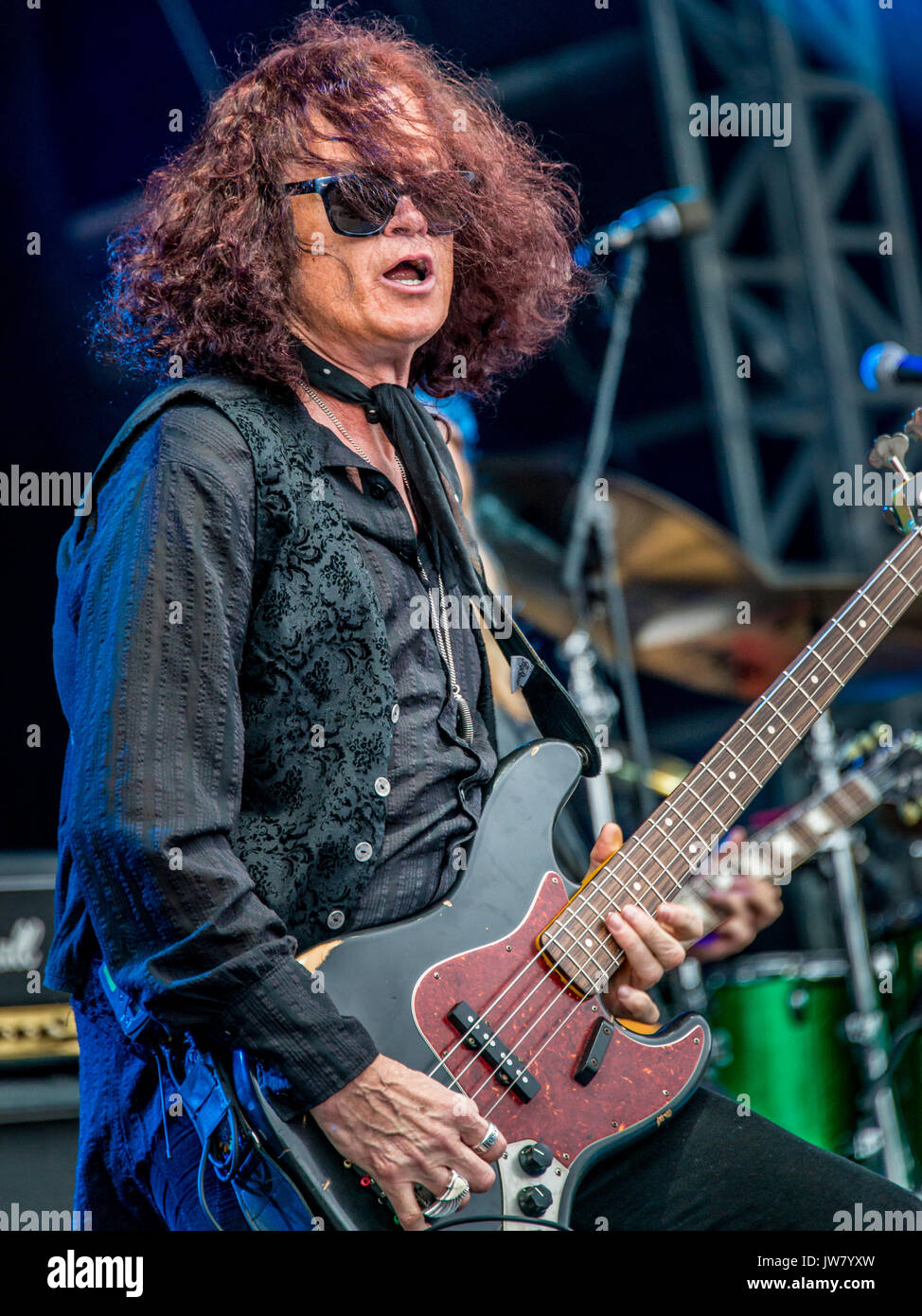 Glenn Hughes au chant & bass Banque D'Images