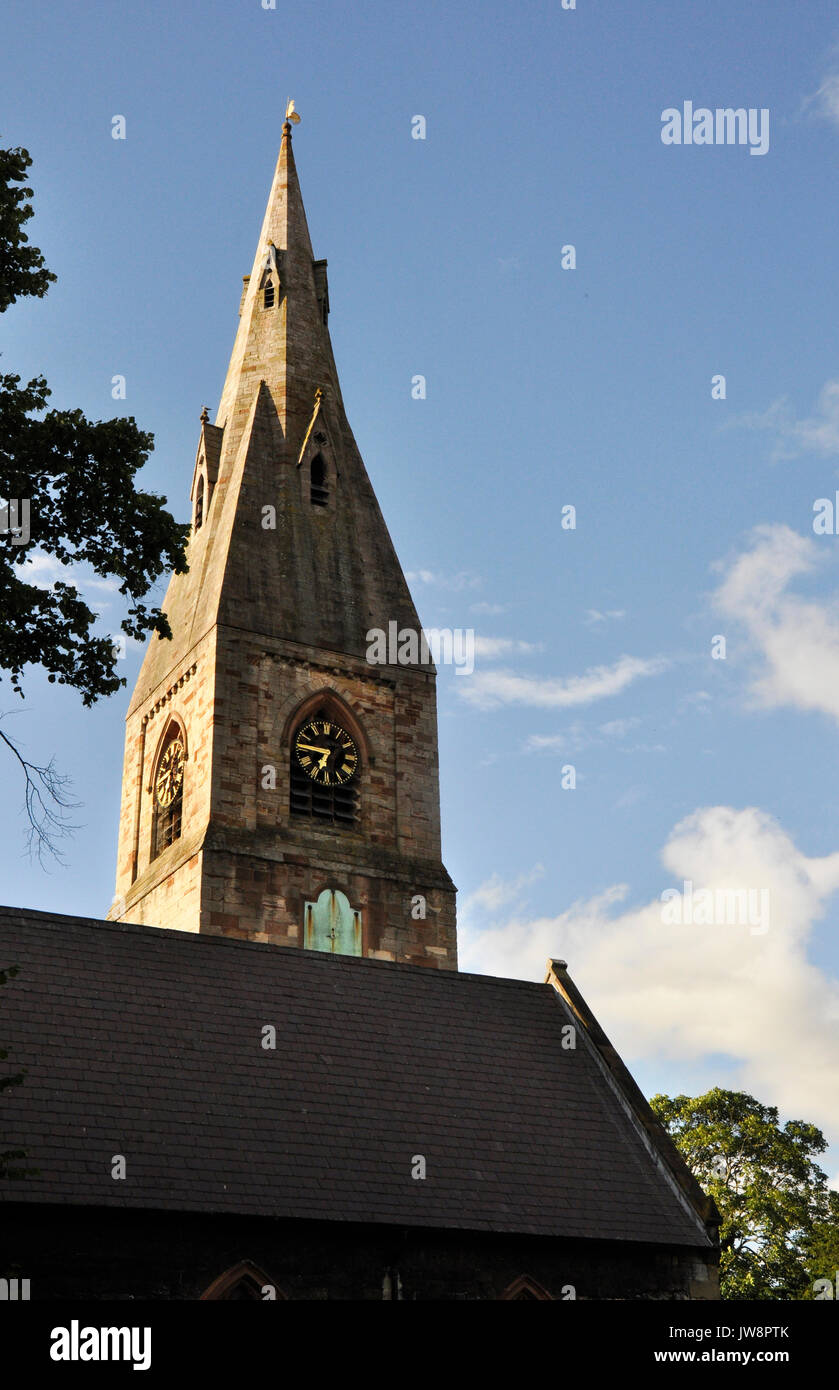 L'église Saint Pierre, ruthin denbighshire, nord du Pays de Galles Banque D'Images