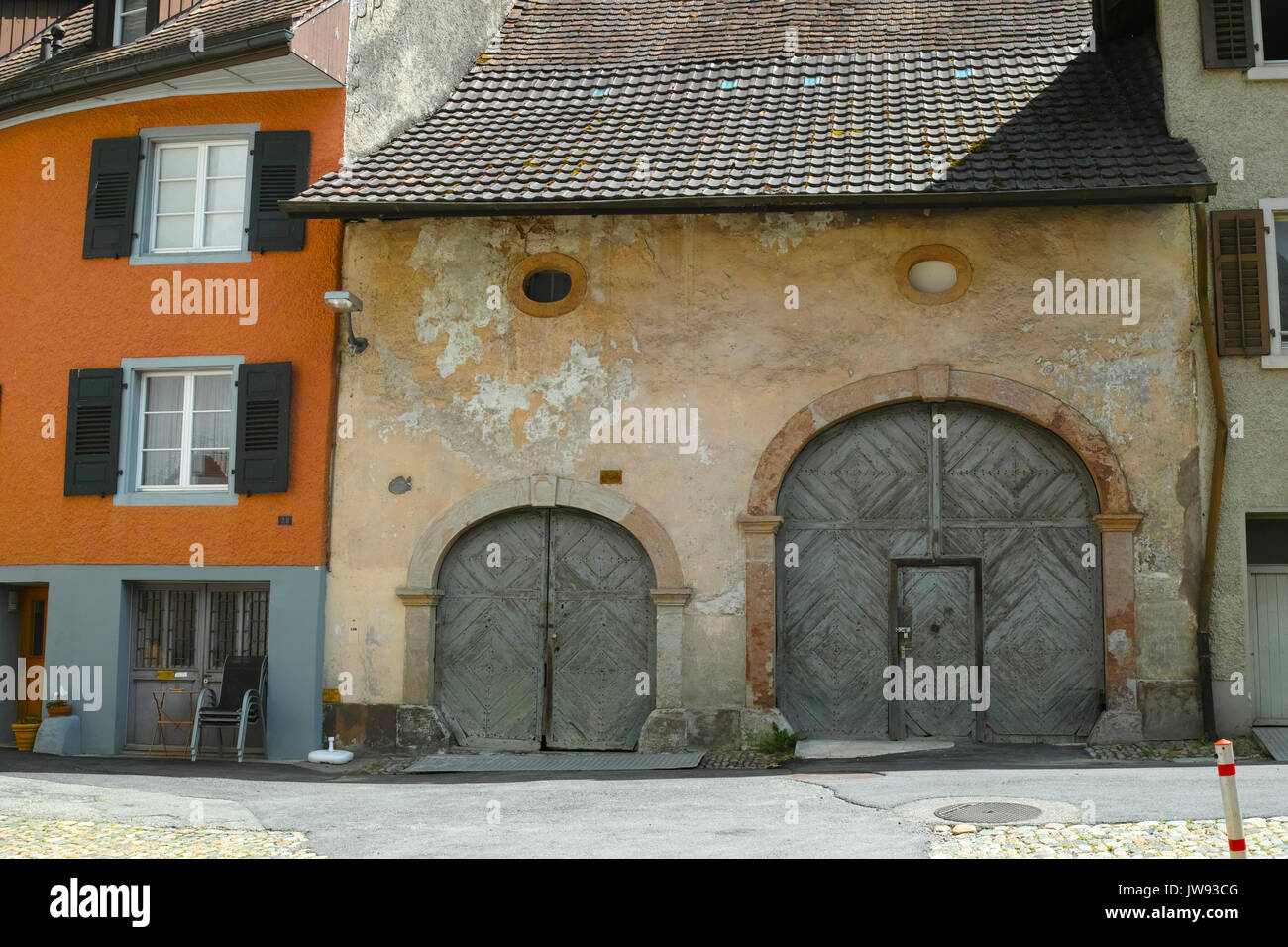 Vieille maison à Rheinfelden, Suisse Banque D'Images