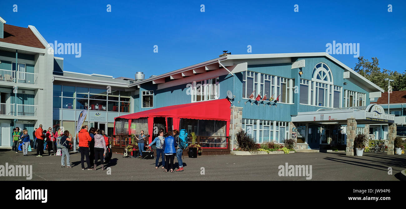 L'Amérique, Canada, Québec, Gaspésie, Carleton ville, Hostellerie Baie Bleue Banque D'Images