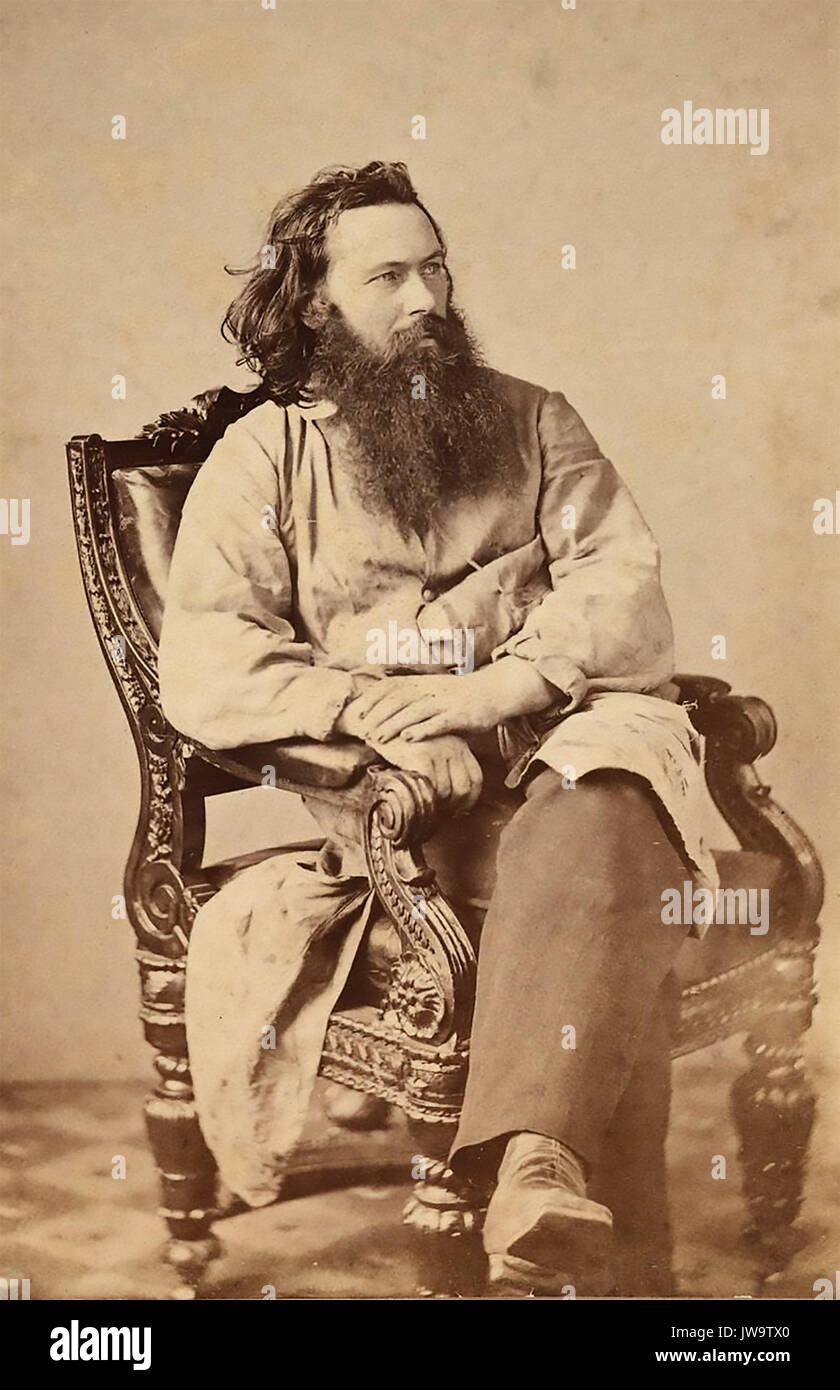ALEXANDER GARDNER (1821-1882), photographe Écossais connu pour ses photos de la guerre civile américaine Banque D'Images