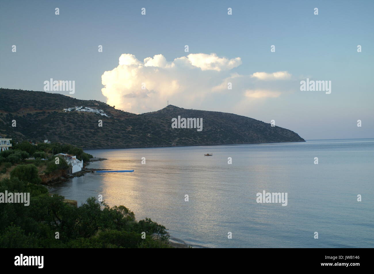 La Crète, destination touristique de la côte Méditerranéenne Banque D'Images