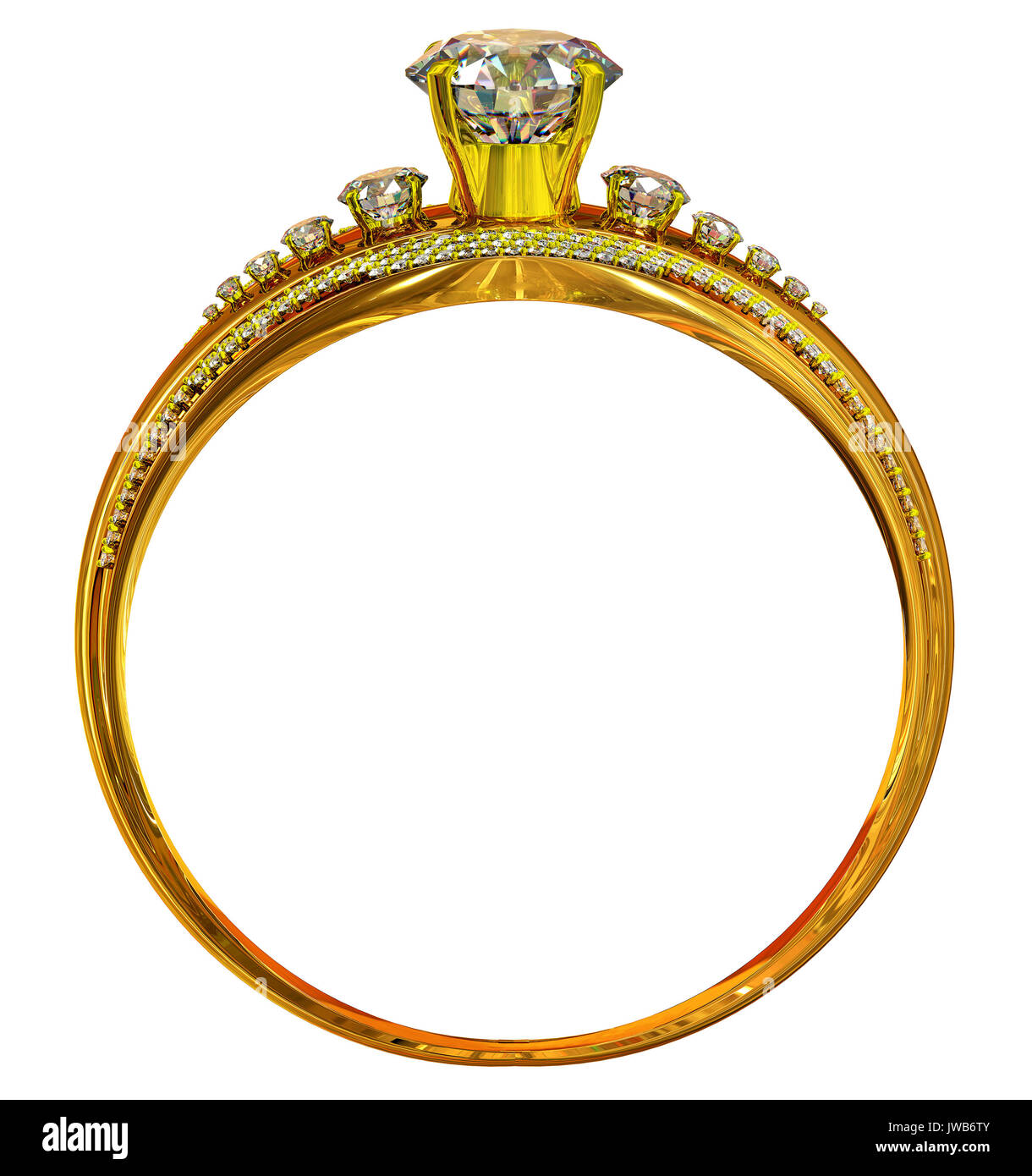 Bague en or avec diamant gem de luxe bijouterie bijoux femme Photo Stock -  Alamy
