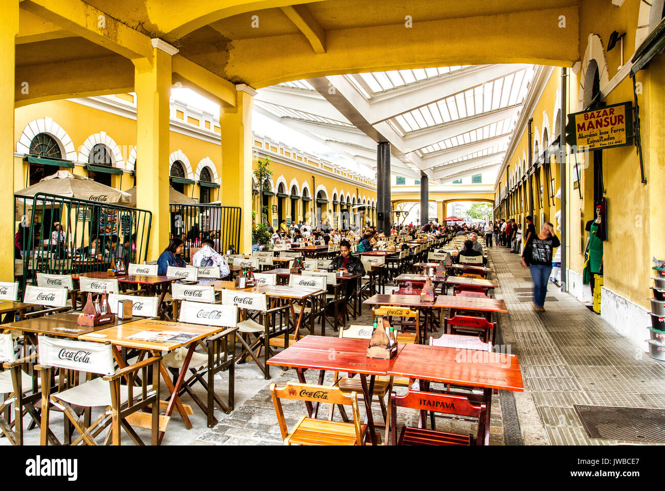 Marché public municipal. Florianopolis, Santa Catarina, Brésil. Banque D'Images