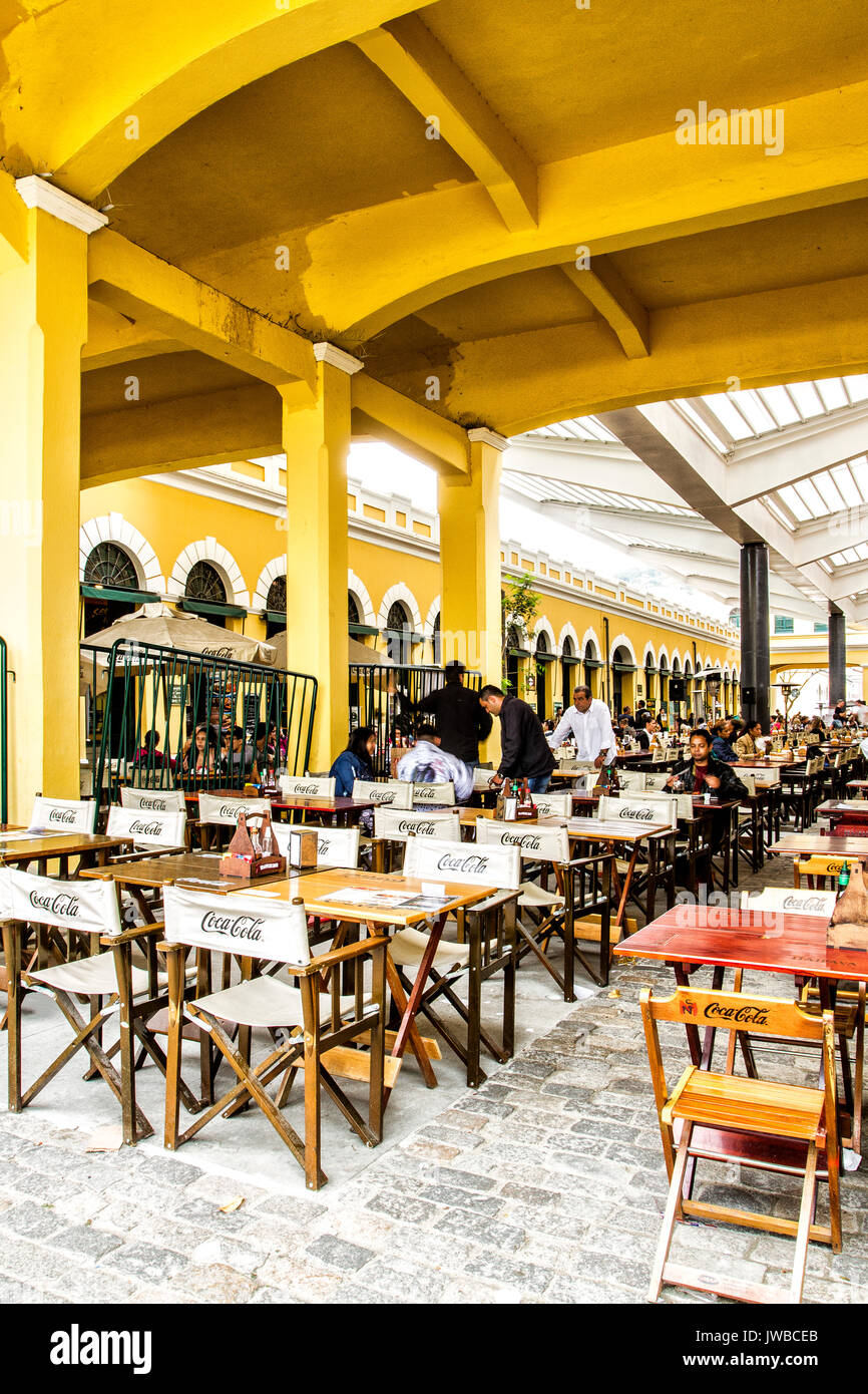 Marché public municipal. Florianopolis, Santa Catarina, Brésil. Banque D'Images