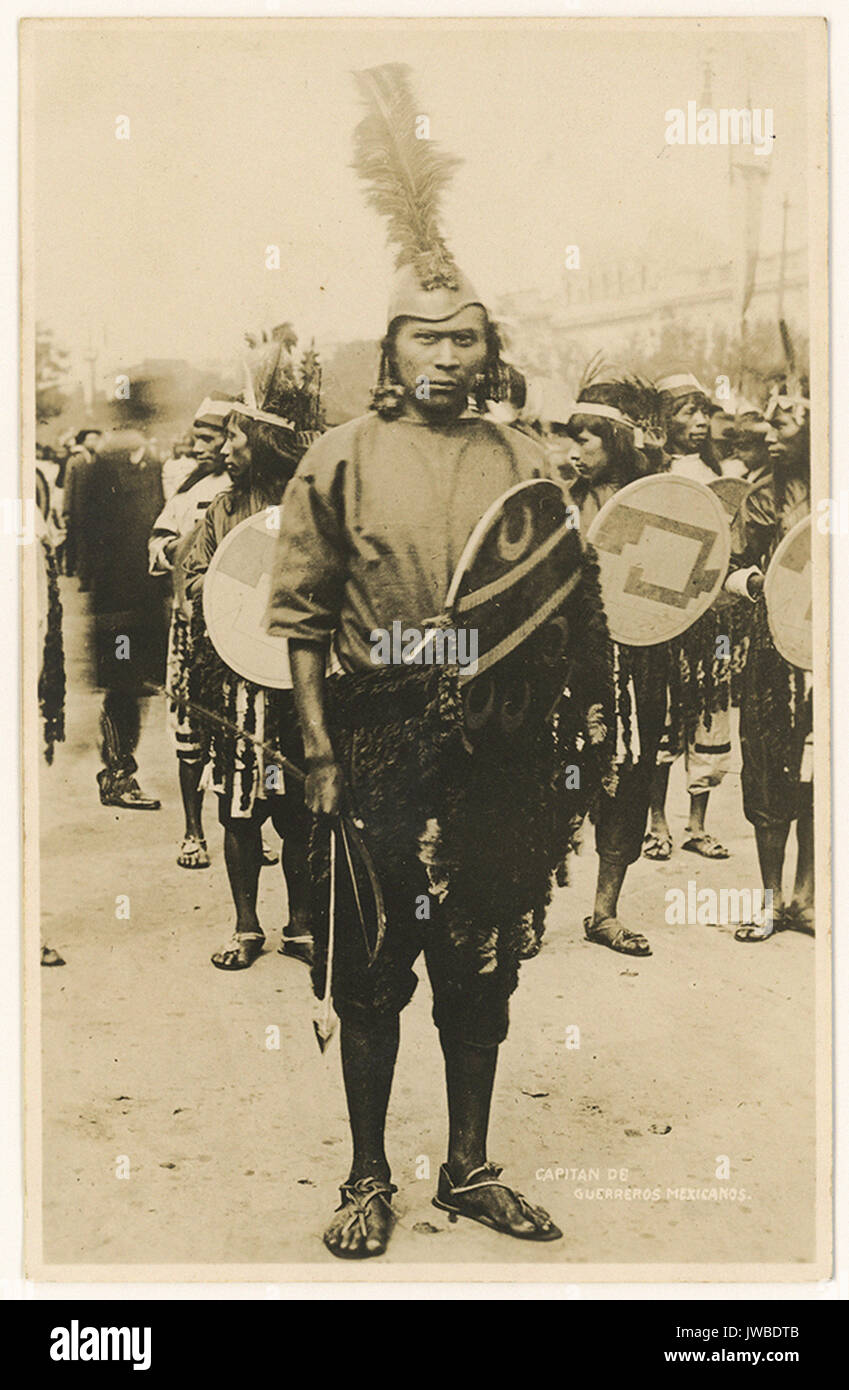 Le capitaine de la Mexican Warriors - American Forces frontalières et la Révolution Mexicaine Banque D'Images