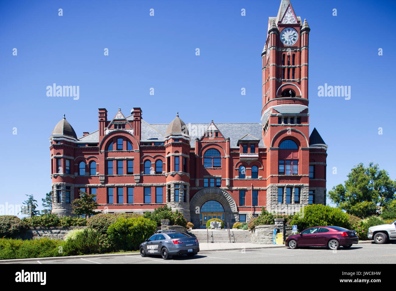 Le Comté de Jefferson Corthouse, Port Townsend, État de Washington, USA, Amérique Latine Banque D'Images