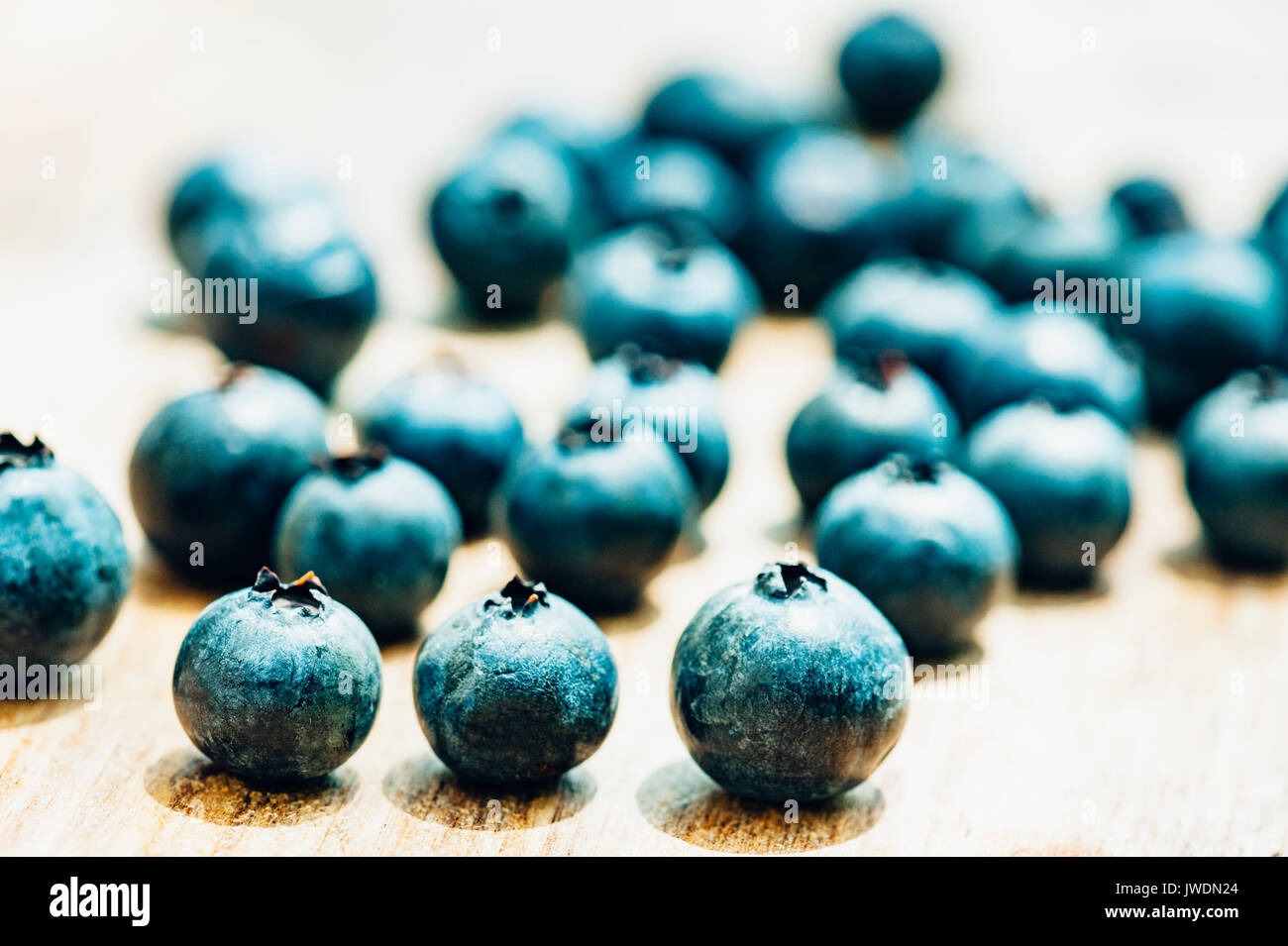 Les fruits, les bleuets Banque D'Images