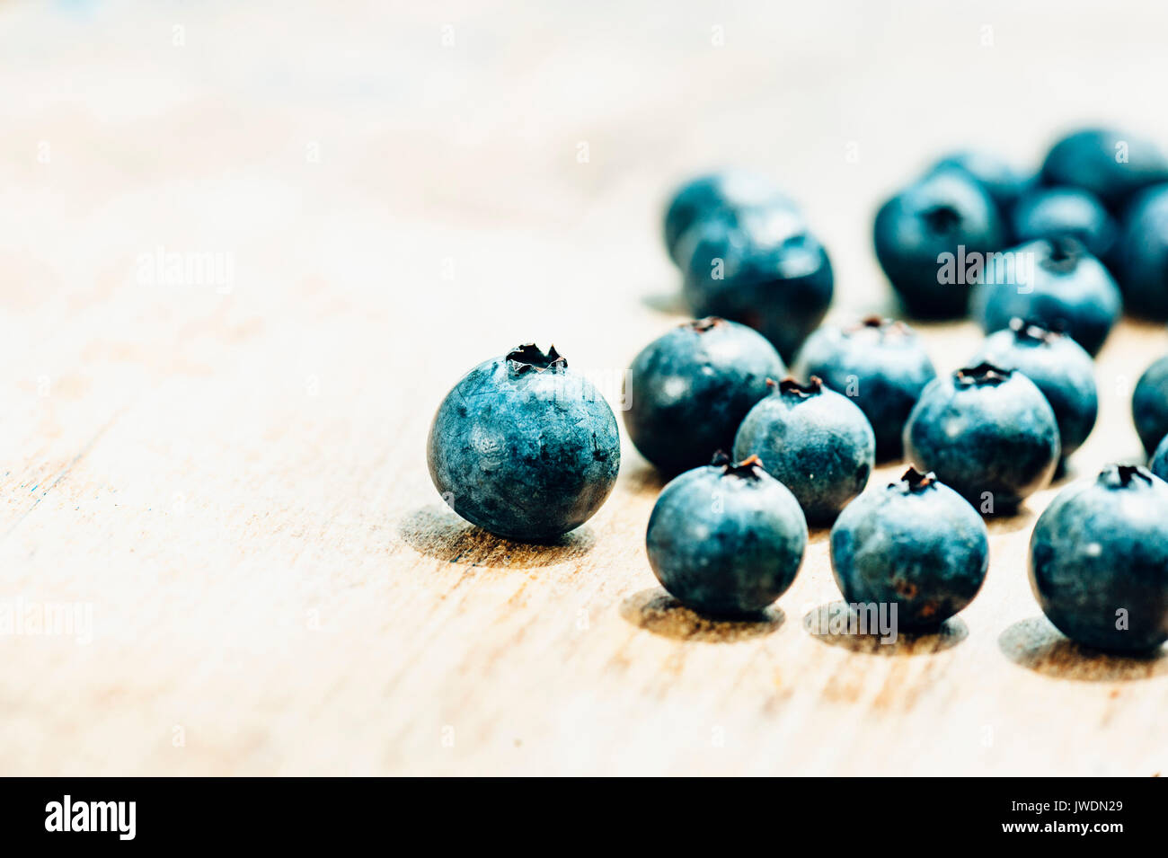 Les fruits, les bleuets Banque D'Images