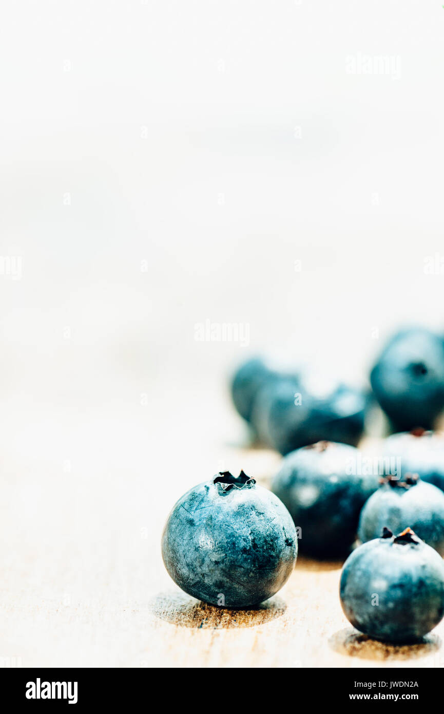 Les fruits, les bleuets Banque D'Images