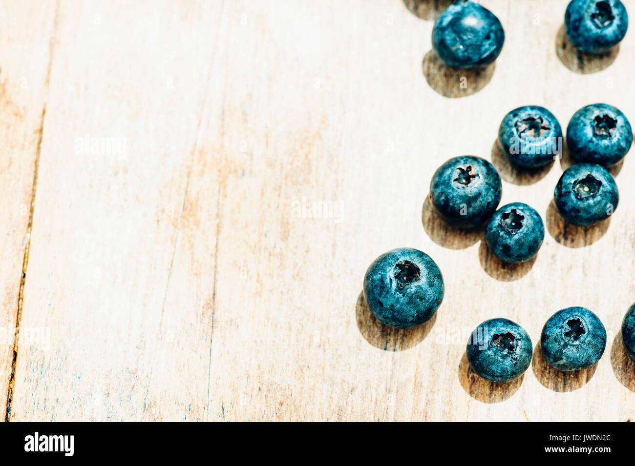 Les fruits, les bleuets Banque D'Images