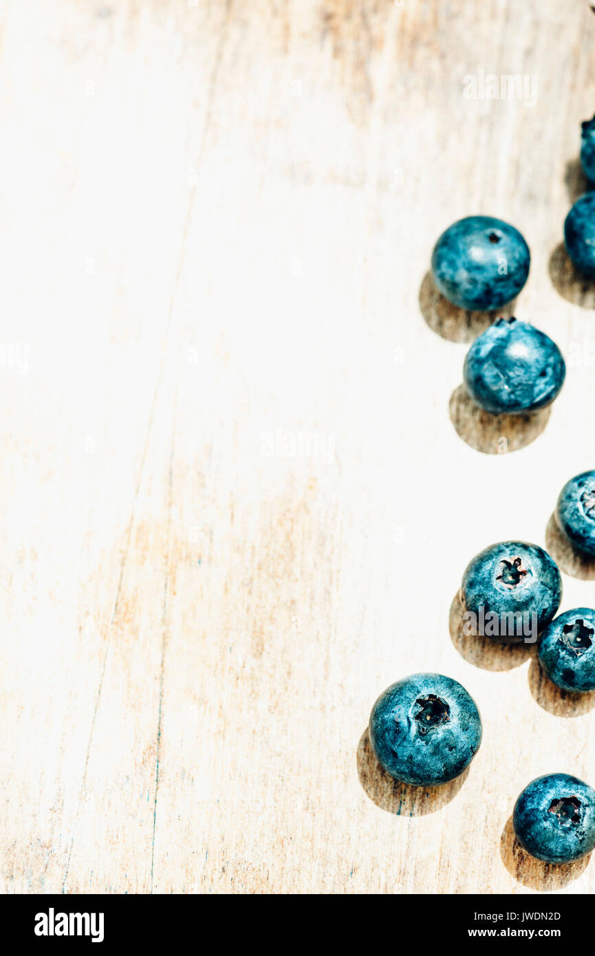 Les fruits, les bleuets Banque D'Images