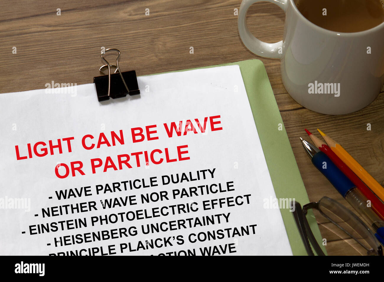 La lumière peut être vague ou panneaux de particules - aggloméré Banque D'Images