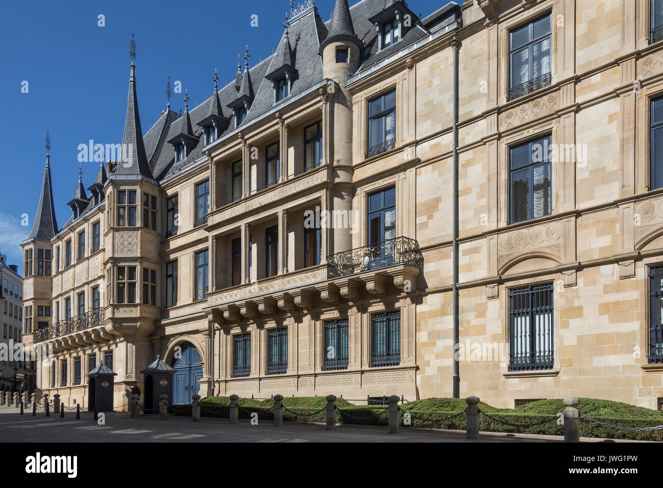 Le Palais grand-ducal à Luxembourg ville dans le Grand-duché de Luxembourg. C'est la résidence officielle du Grand-duc de Luxembourg, et où il Banque D'Images