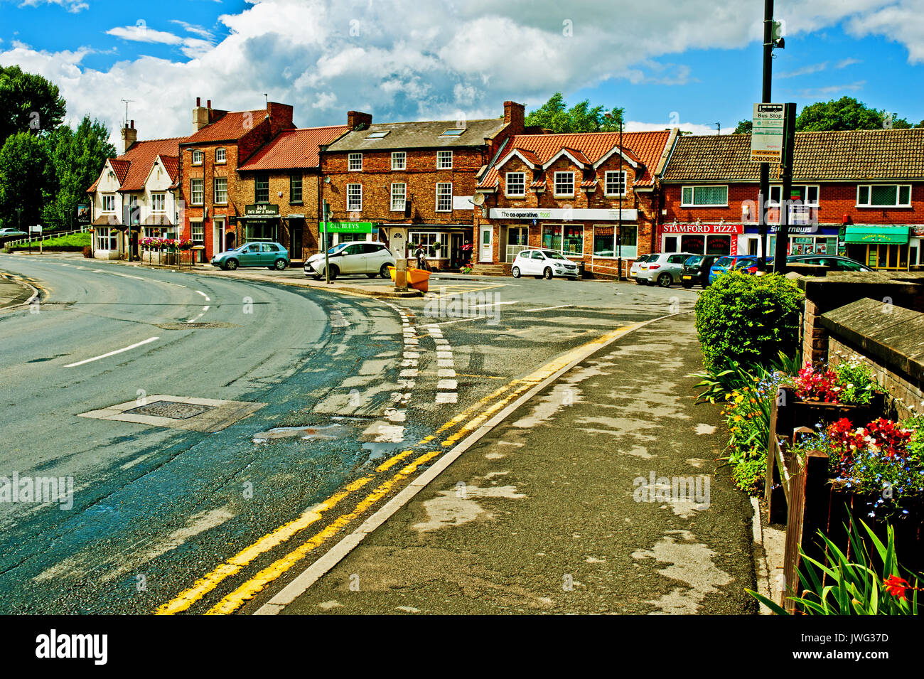 Stamford Bridge, Yorkshire East Riding Banque D'Images