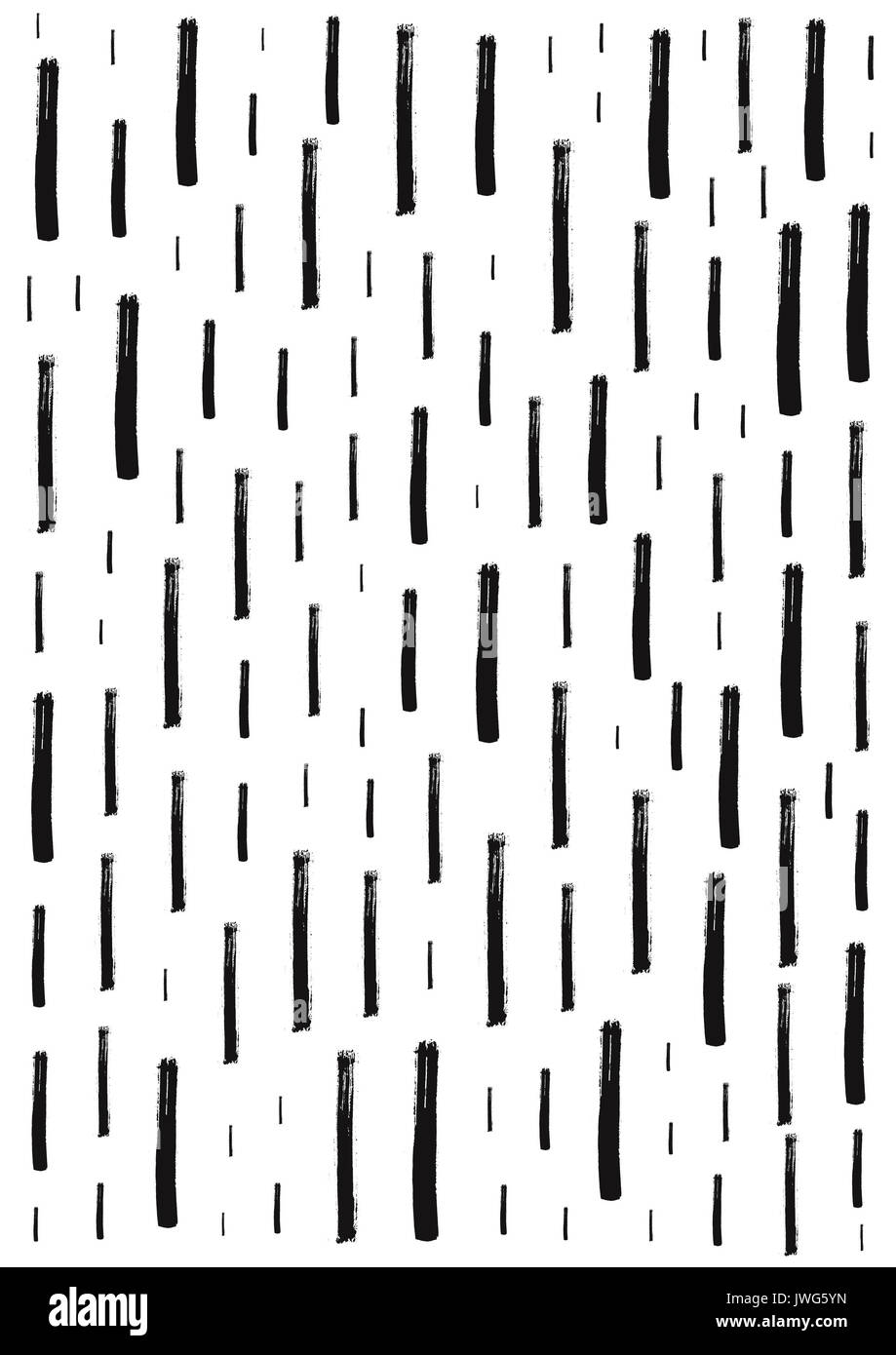 Course à la main noire sur fond blanc. Un modèle utilisé pour le textile, papier peint, papier d'emballage, site web Banque D'Images