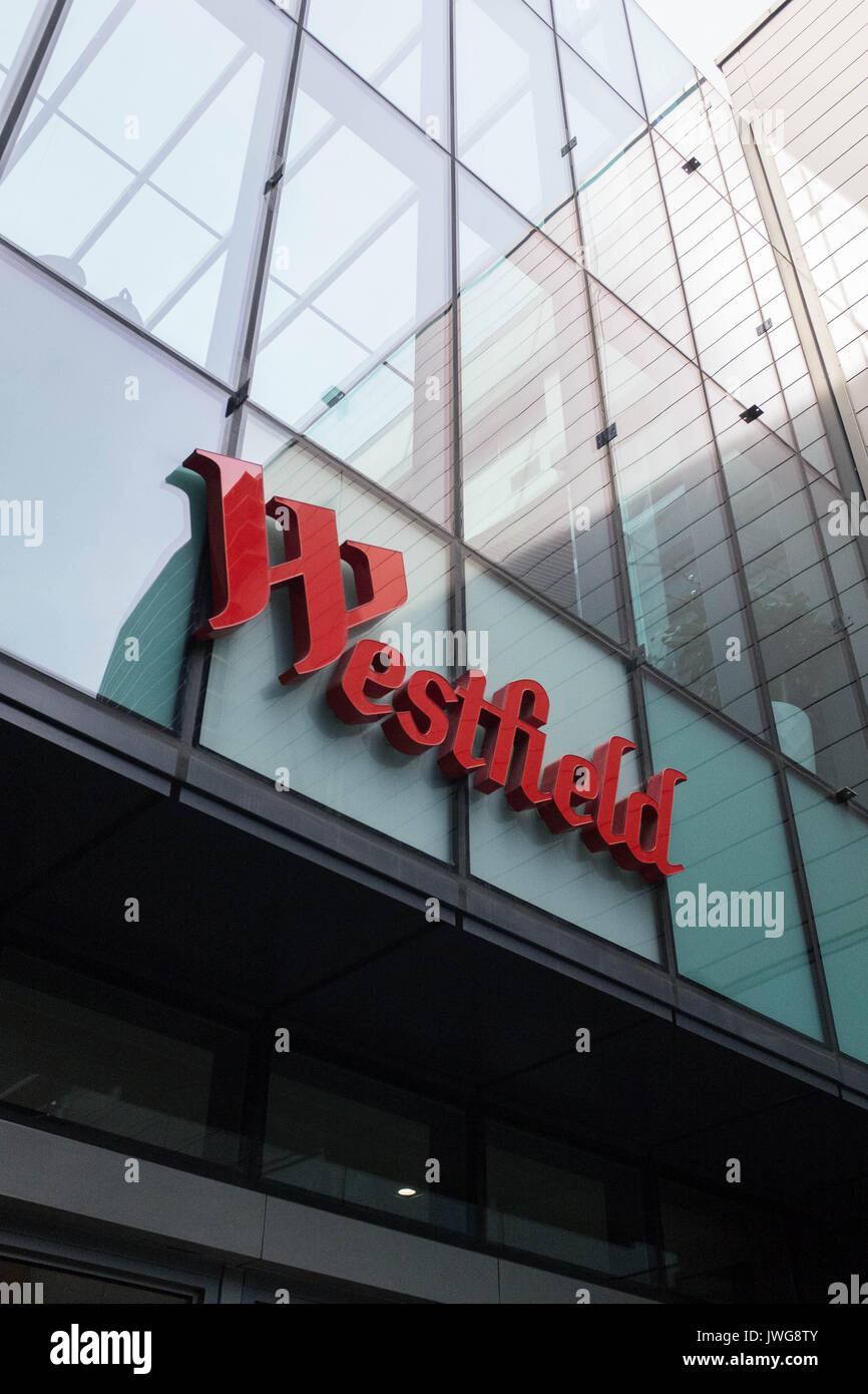 Le centre commercial de Westfield, Stratford, East London Banque D'Images