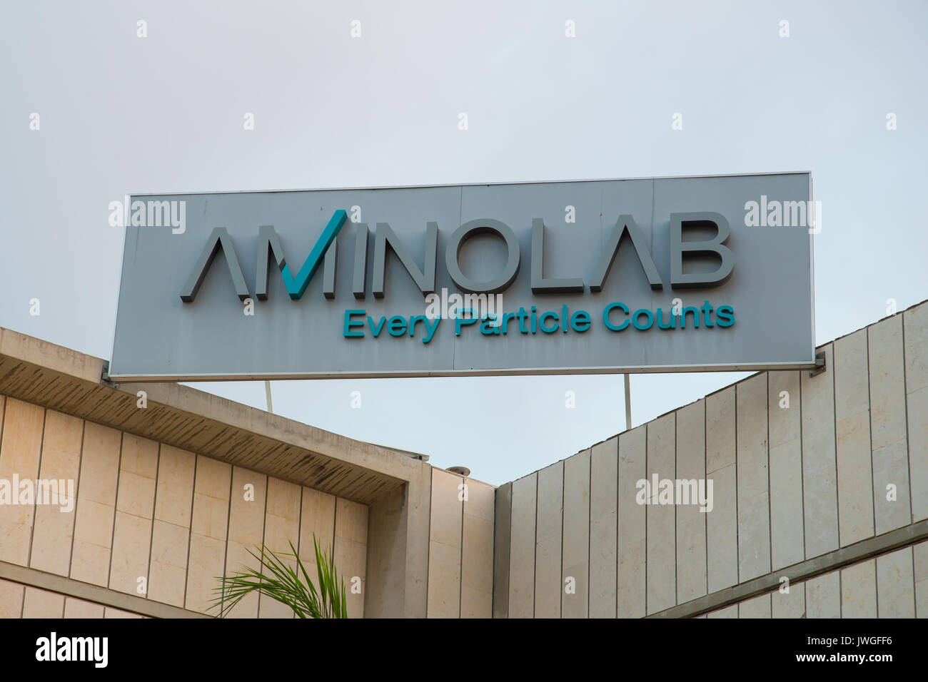 Logo du laboratoire microbiologie Banque de photographies et d’images à