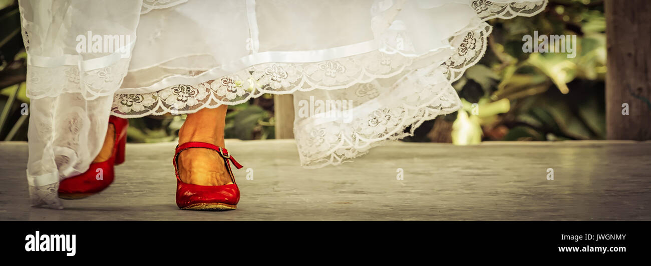 Un danseur traditionnel mexicain à San Diego, Californie. Banque D'Images