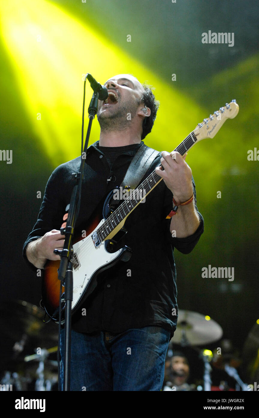 Dave Matthews Band effectue 2009 festival terres en dehors de golden gate park san francisco août 29,2009. Banque D'Images