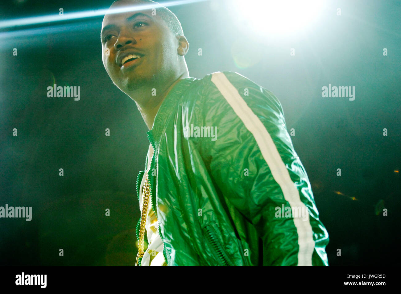 Rapper NAS réalise des rochers. Banque D'Images
