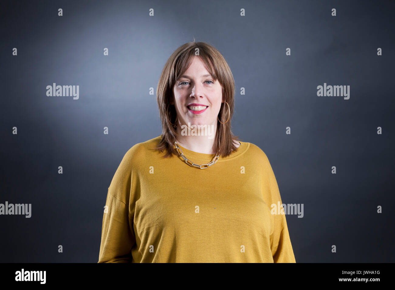 Edinburgh, Royaume-Uni. 12 août 2017. Jess Phillips, le parti travailliste britannique, homme politique et auteur, apparaissant à l'Edinburgh International Book Festival. Gary Doak / Alamy Live News Banque D'Images