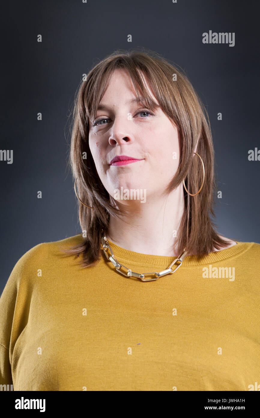 Edinburgh, Royaume-Uni. 12 août 2017. Jess Phillips, le parti travailliste britannique, homme politique et auteur, apparaissant à l'Edinburgh International Book Festival. Gary Doak / Alamy Live News Banque D'Images