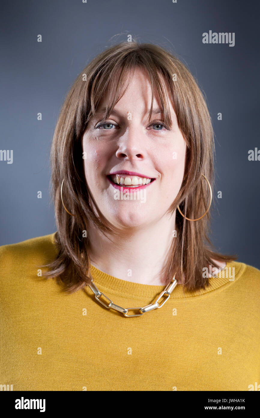 Edinburgh, Royaume-Uni. 12 août 2017. Jess Phillips, le parti travailliste britannique, homme politique et auteur, apparaissant à l'Edinburgh International Book Festival. Gary Doak / Alamy Live News Banque D'Images