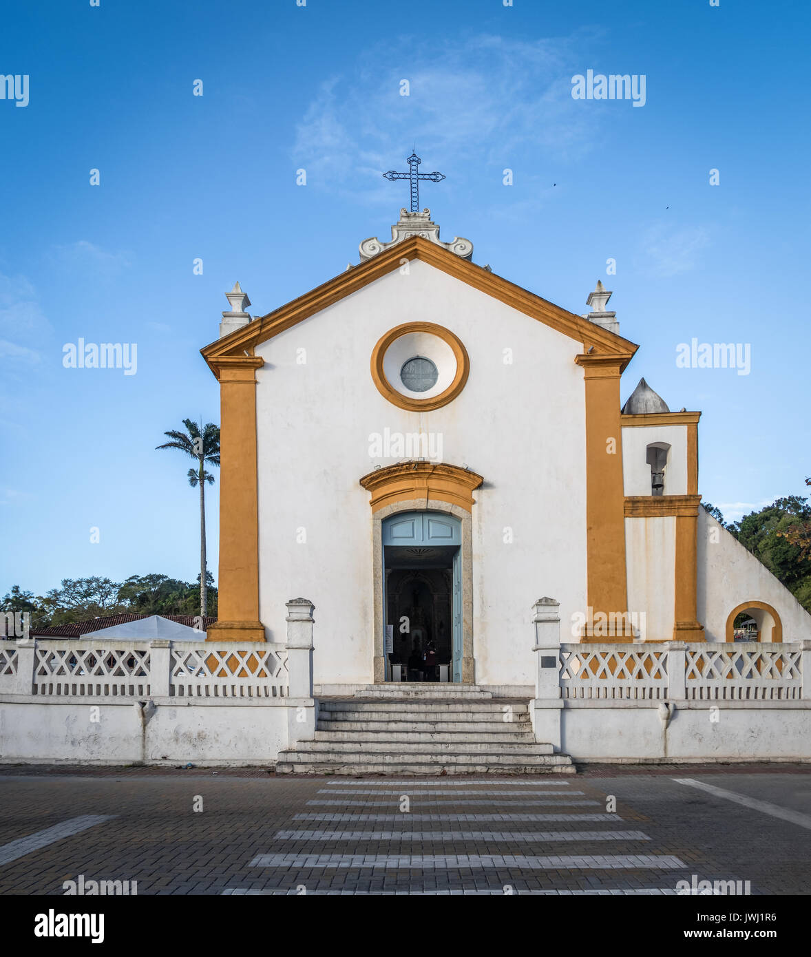 Église de Nossa Senhora das Necessidades à Santo Antonio de Lisboa - Florianopolis, Santa Catarina, Brésil Banque D'Images