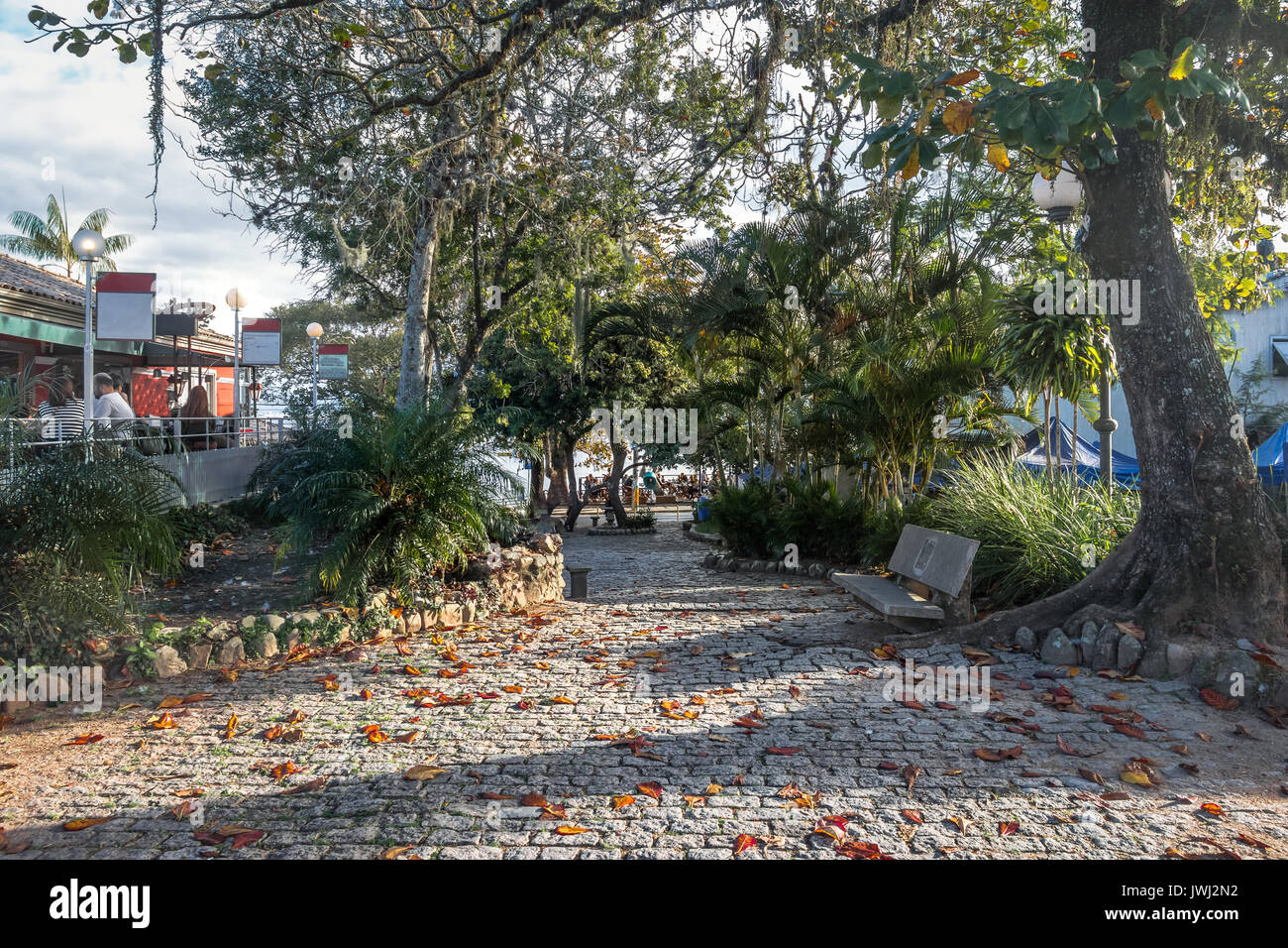 Roldao da Rocha Pires Square à Santo Antonio de Lisboa - Florianopolis, Santa Catarina, Brésil Banque D'Images