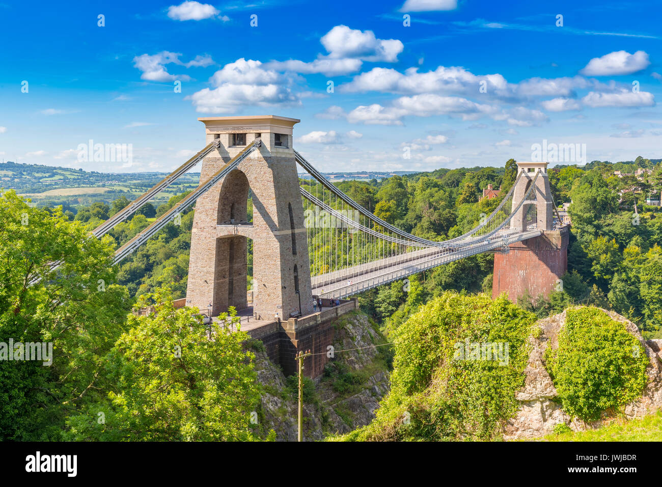 Clifton Suspension Bridge, Bristol, Avon, England, UK Banque D'Images