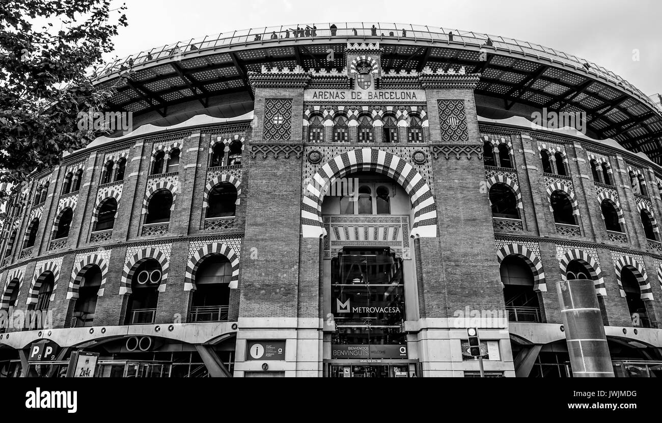 Arena de Barcelona - shopping center - BARCELONE / ESPAGNE - 2 OCTOBRE 2016 Banque D'Images