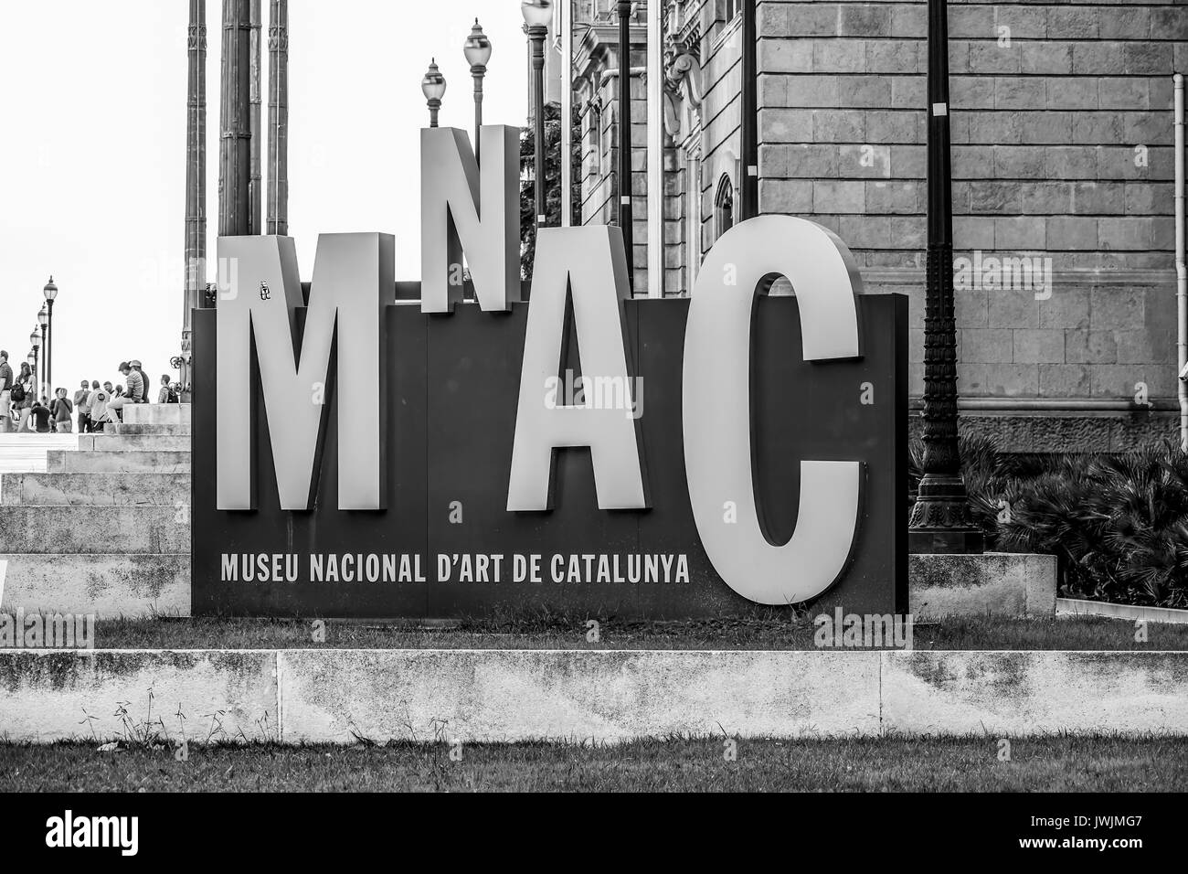 Musée MNAC au Palau Nacional à Barcelone - musée national d'Art - BARCELONE / ESPAGNE - 2 OCTOBRE 2016 Banque D'Images