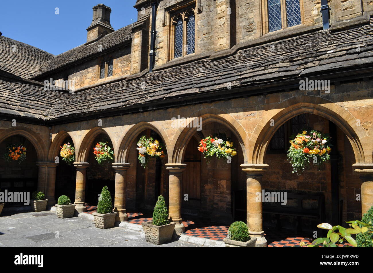 St Johns, hospices, Sherborne Dorset, Angleterre Banque D'Images