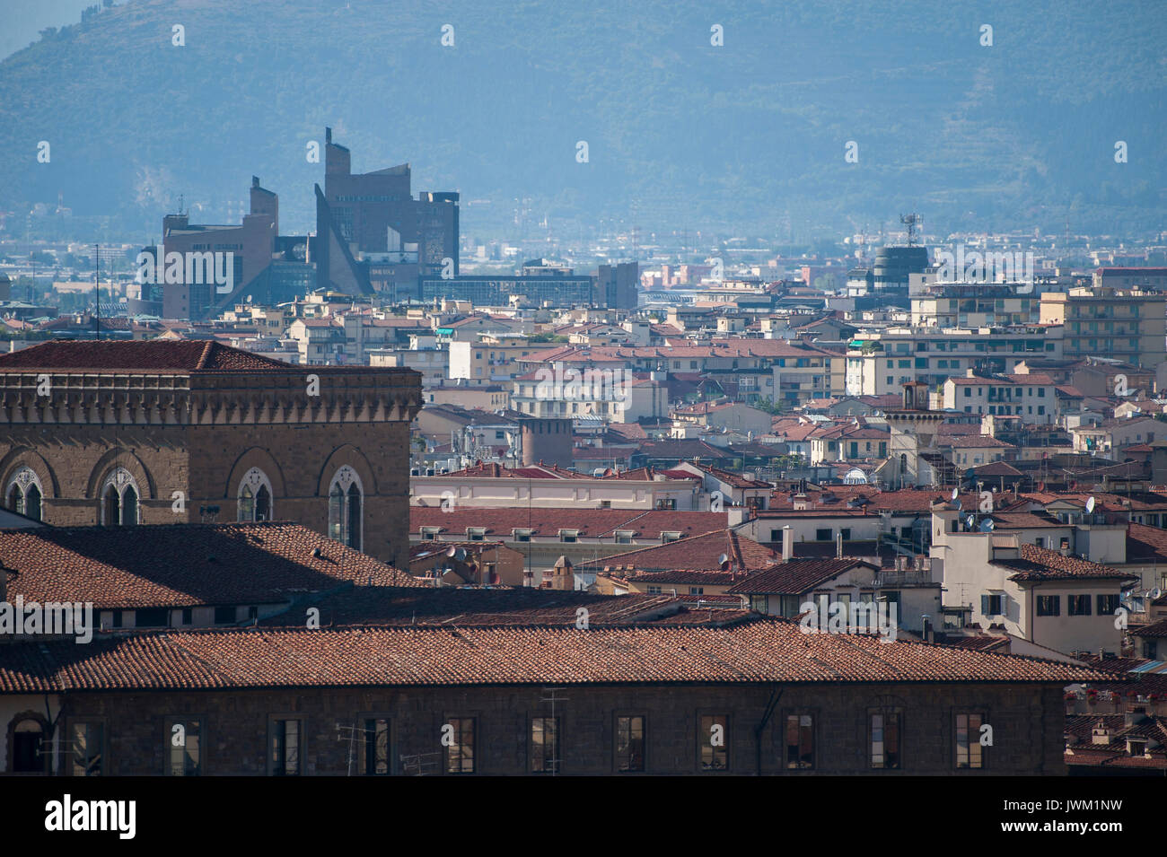 Orsanmichele et Tribunal de Florence à Florence, Toscane, Italie. 7 août 2016 © Wojciech Strozyk / Alamy Stock Photo *** *** légende locale Banque D'Images