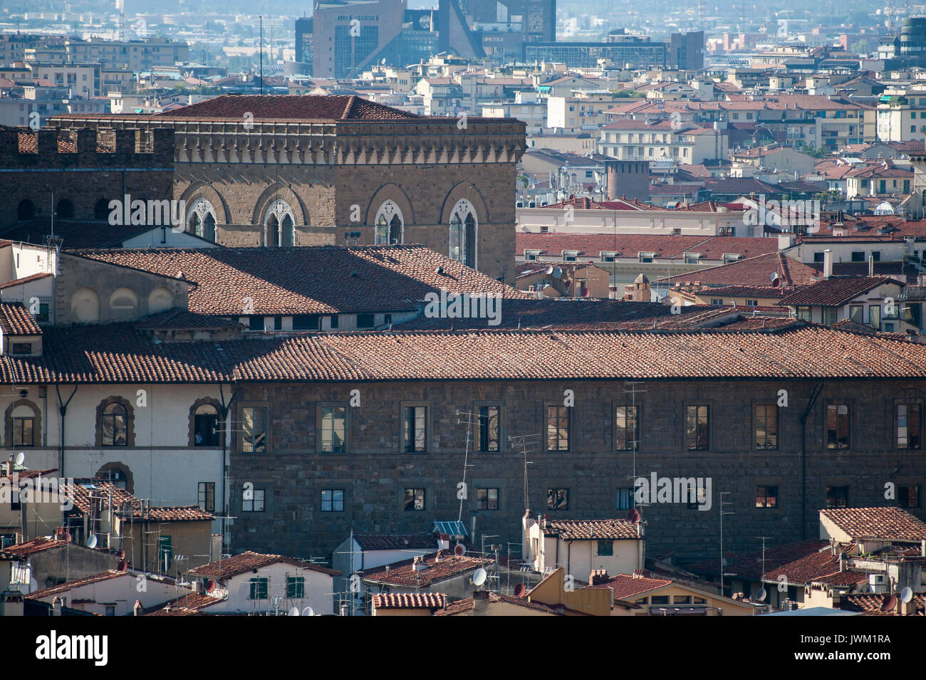 Orsanmichele et Tribunal de Florence à Florence, Toscane, Italie. 7 août 2016 © Wojciech Strozyk / Alamy Stock Photo Banque D'Images