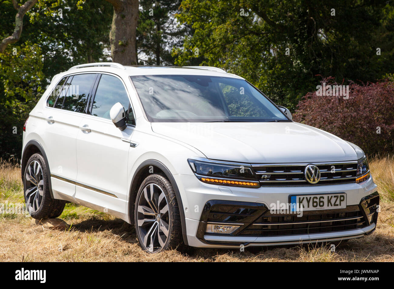 VW Tiguan R-Line SUV CUV Banque D'Images